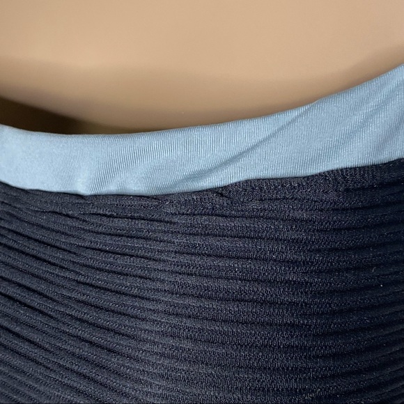 Rod Beattie BLEU Ribbed Colorblock Adjustable Strap Padded Bikini Swim Top - Picture 4 of 5